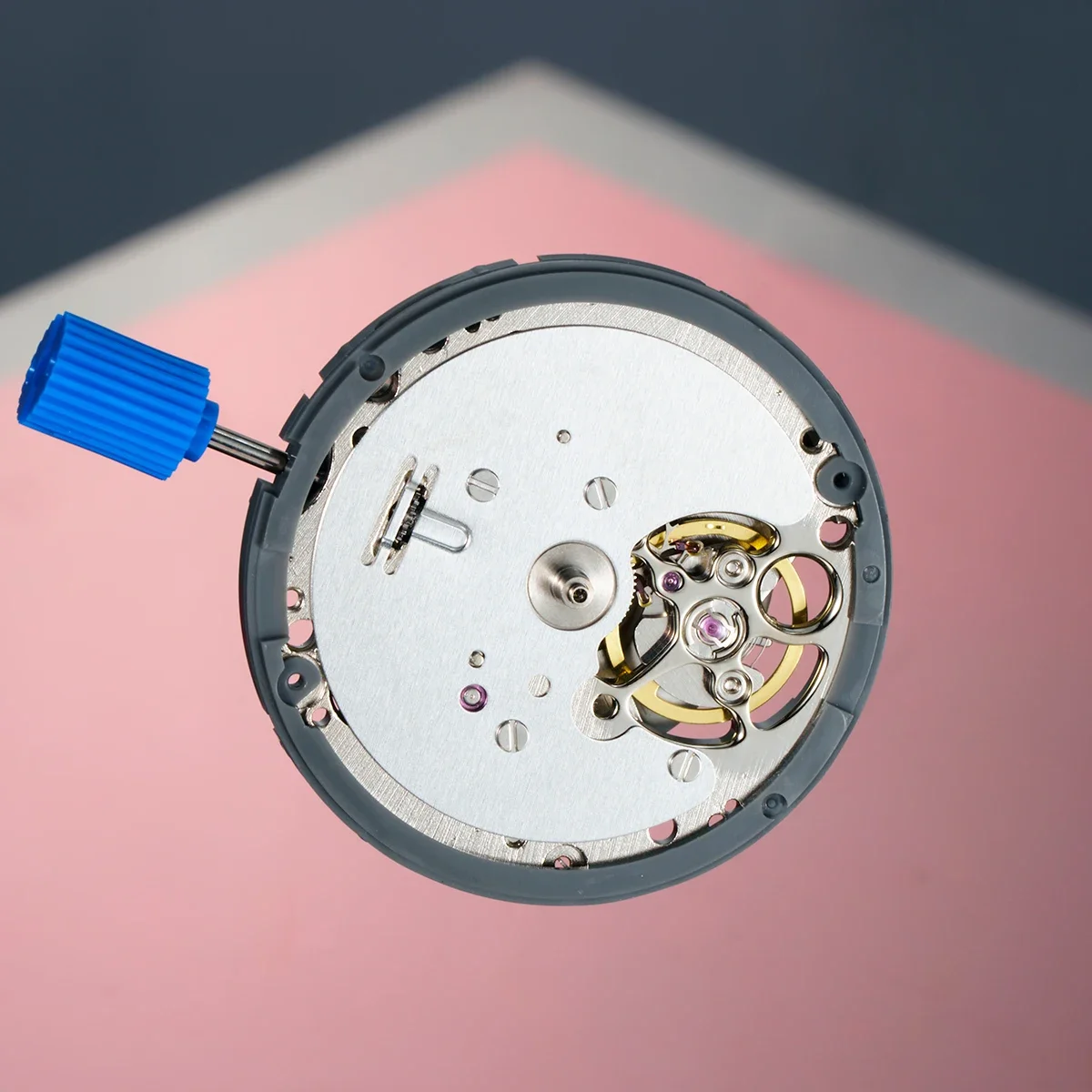 New black NH38 Japan Genuine  Automatic Mechanical Movement High Accuracy 24 Jewels Mod Watch Replacement NH35A Date at 3:00