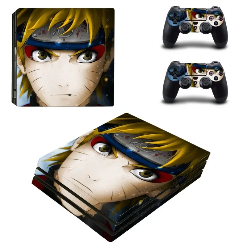 Naruto PS4 Pro Skin Sticker Cover for PlayStation 4 Pro Console & Controller Itachi Decal Protective Film Boruto Sticker Gifts