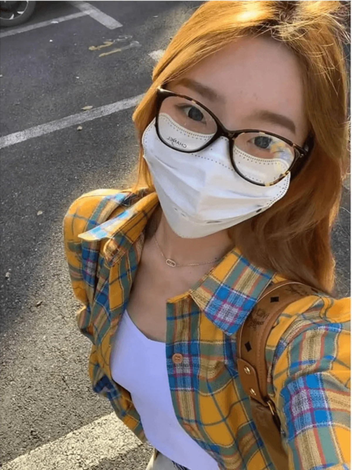 

American Retro Yellow Plaid Women's irt Summer Oversize Jaet Korean Lazy Sle Thin irt Loose Fit Long Sve Button Decor