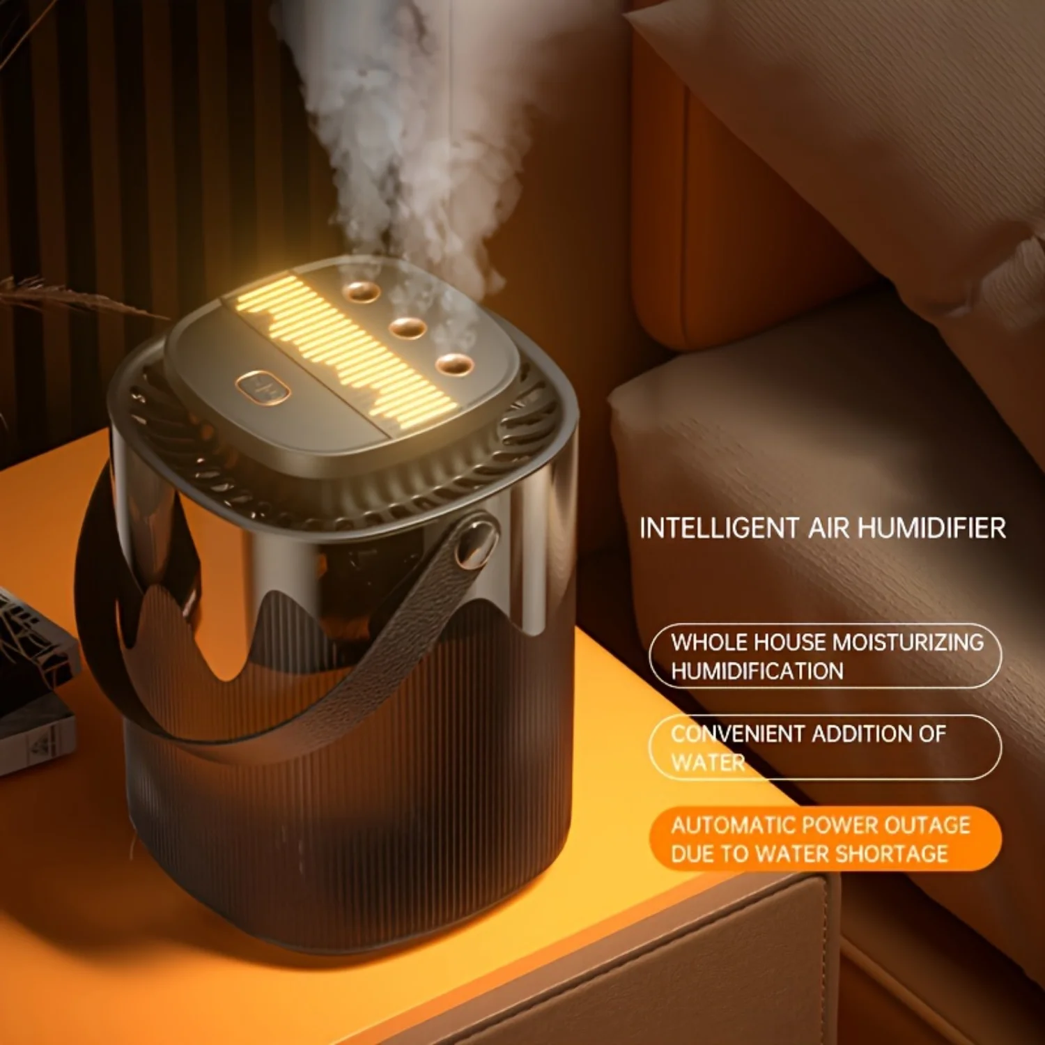 Umidificatore USB a 3 ugelli di grande capacità - Simpatico arredamento estetico per la stanza - Autunno Inverno Essenziale
