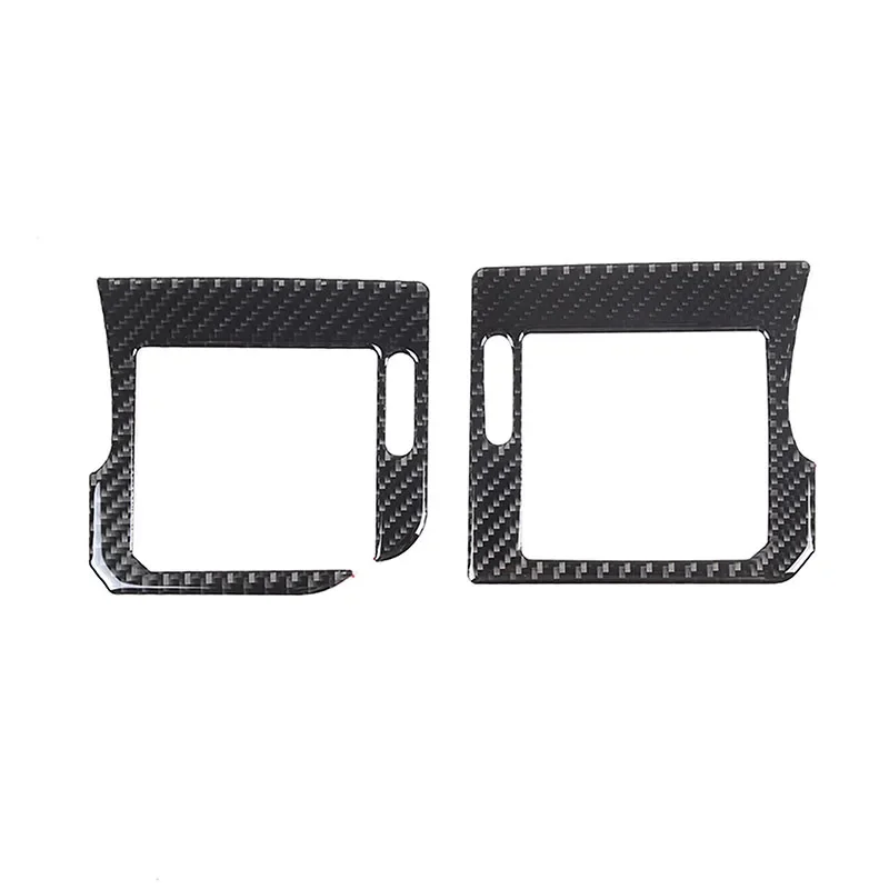 For Land Rover Defender 2020-2024 Car Dashboard Side Air Outlet Sticker Soft Carbon Fiber Interior Accessories