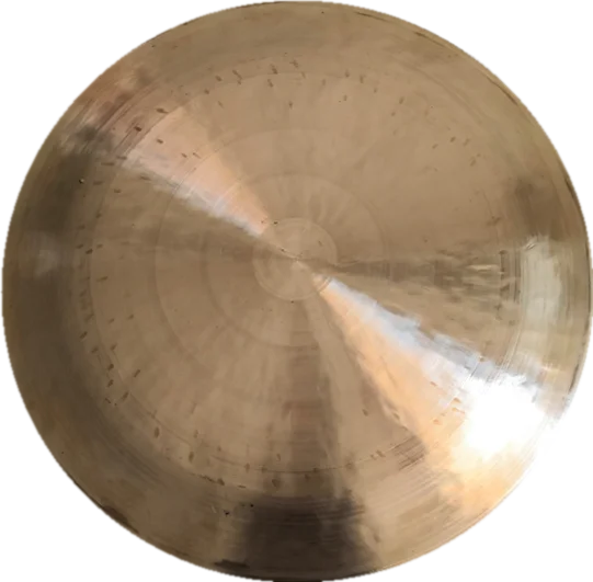 

VANSIR Brass GONG Antique White Chau Gong Diameter 24" Healing Gongs