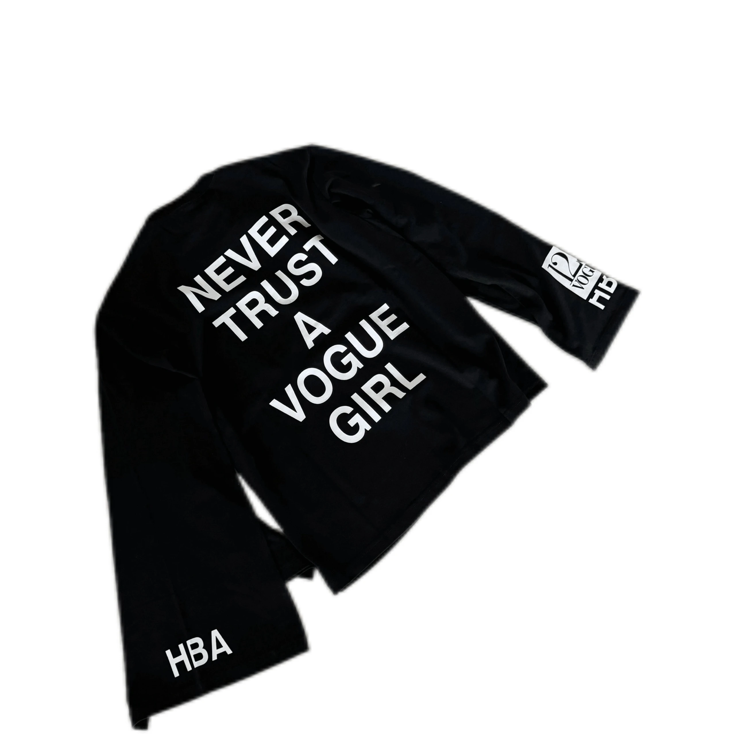HBA Hood by Air X Hba 125th Anniversary Limited Edition Loose Long Sleeve T-Shirt Cotton Youth Fashion Breathable Sweat Absor...