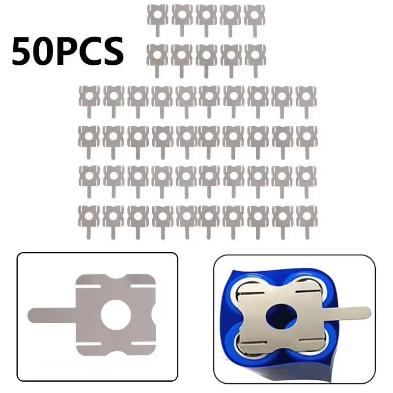 50Pcs 18650 Lithium Battery Pack Replace Spot Welding Nickel Sheet For Computer Battery Welding Tool Accessories