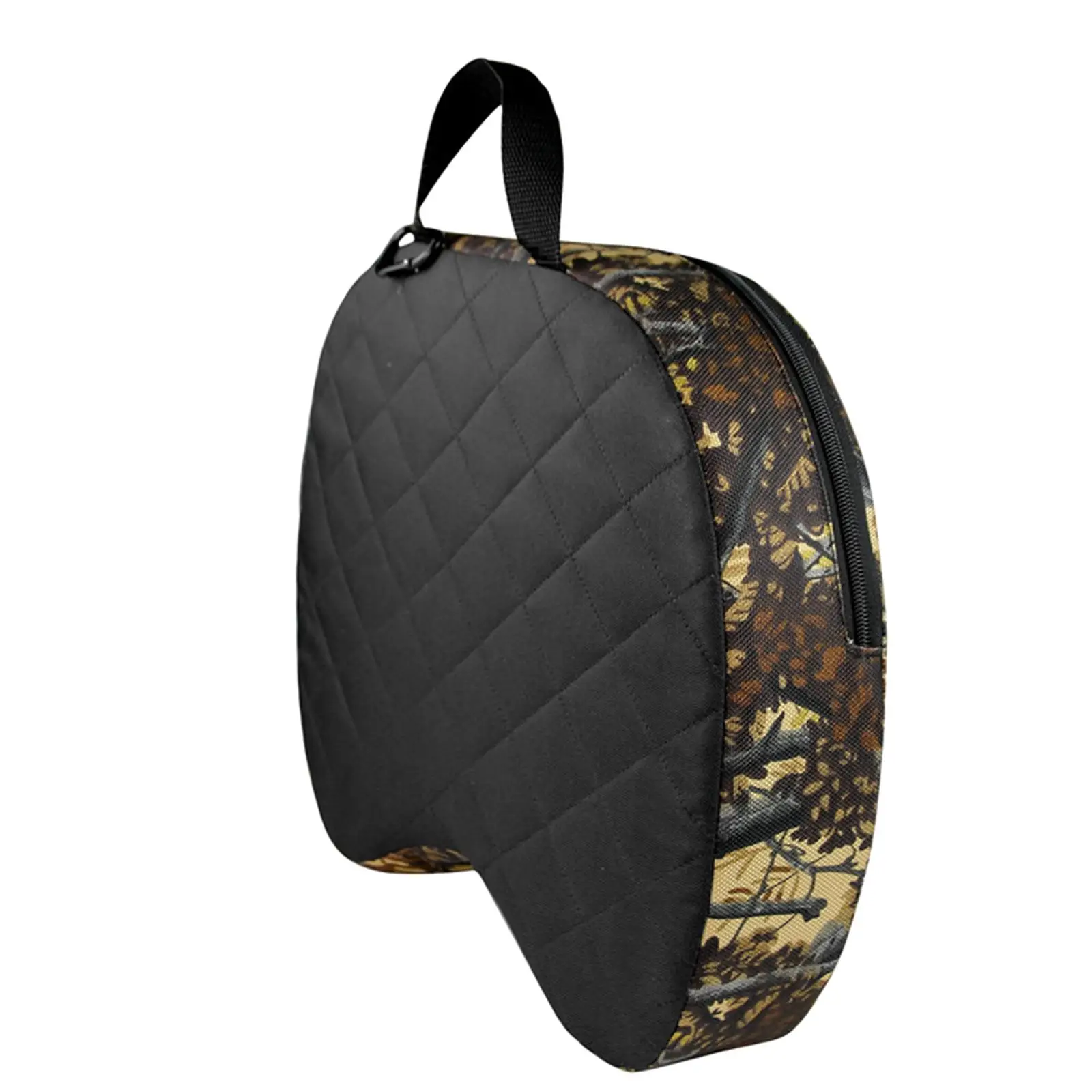 Hunting Seat Cushion with Handle Camping Cushion Thickened with Carabiner for Garden Stadium