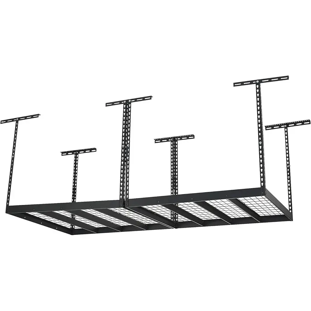 

Overhead Garage Storage Rack — Adjustable Height, 96in.L x 48in.D x 23–37in.H