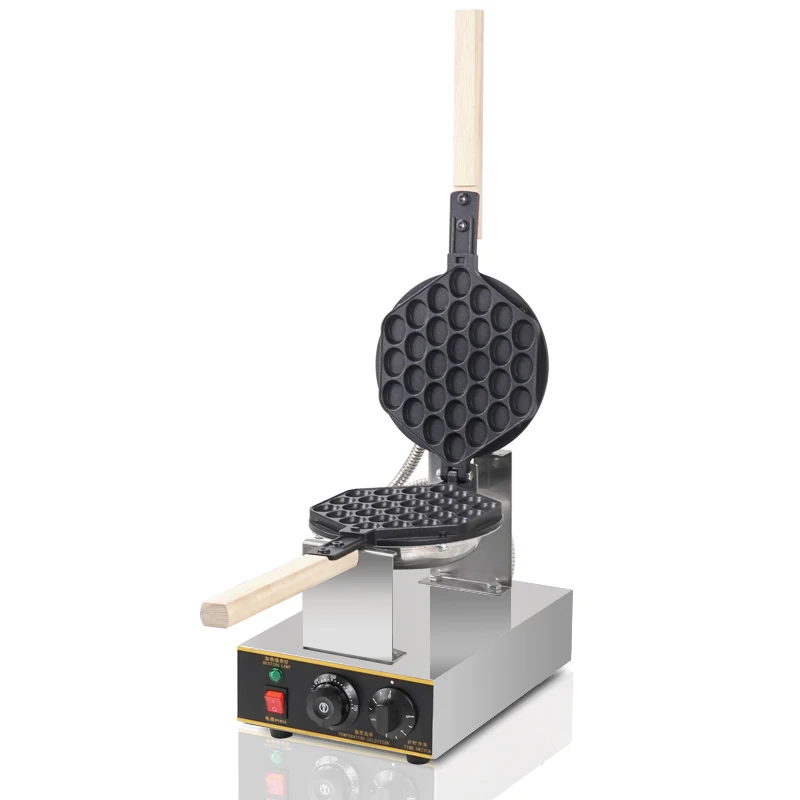 Máquina de fazer waffle antiaderente elétrica, Egg Bubble Waffle Maker, Eletrodoméstico, Cozimento Snack Waffle Bread Baking Make, Comercial
