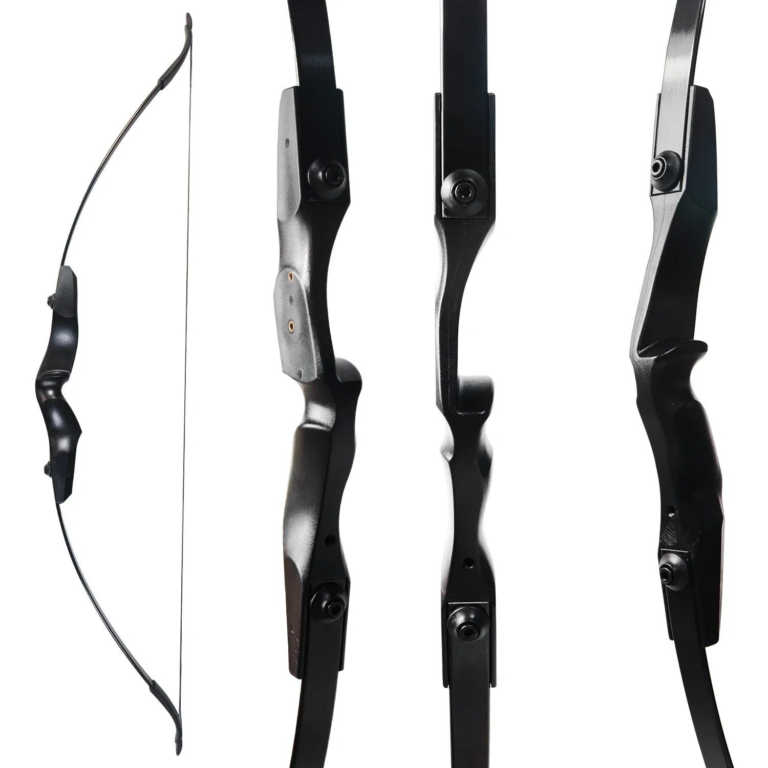 

Black Simple Recurve Bow Professional Shooting Bow Exquisite Outdoor Archery Practice Recurve Bow