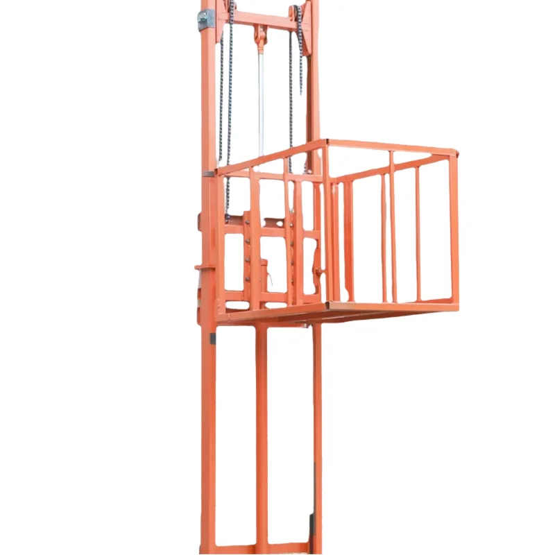 Customizable Electric Hydraulic Lift Platform Freight Elevator Household Warehouse Factory Rail Type