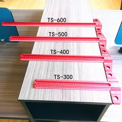 Woodworking 300/400/500/600700/800mm Régua tipo T Scribing Alumínio Alloy Line Drawing Gauge Marcação DIY Ferramentas de Medição