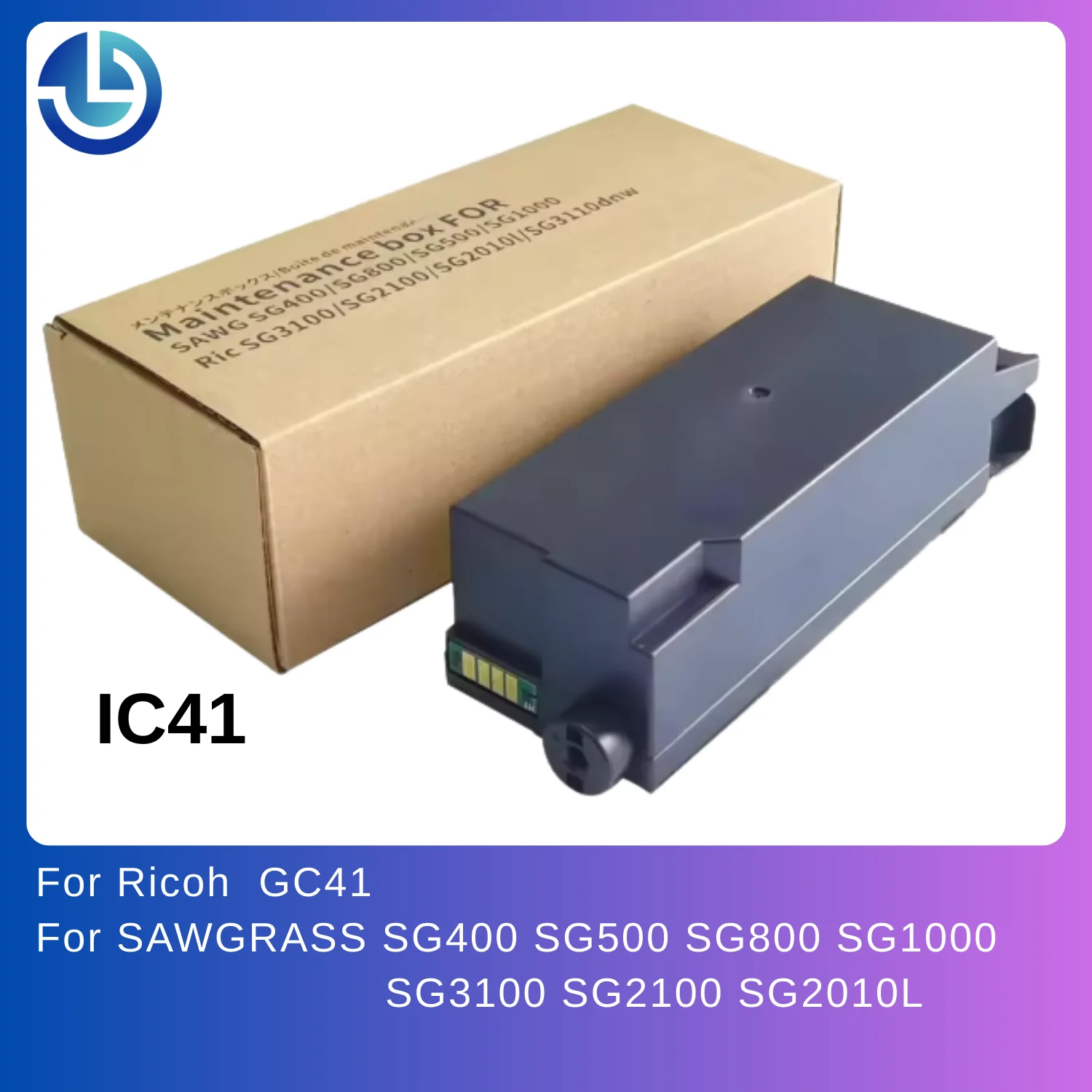 IC41 for Ricoh GC41 Waste Ink Collector Maintenance Tank for SAWGRASS SG400 SG500 SG800 SG1000 SG3100 SG2100 SG2010L