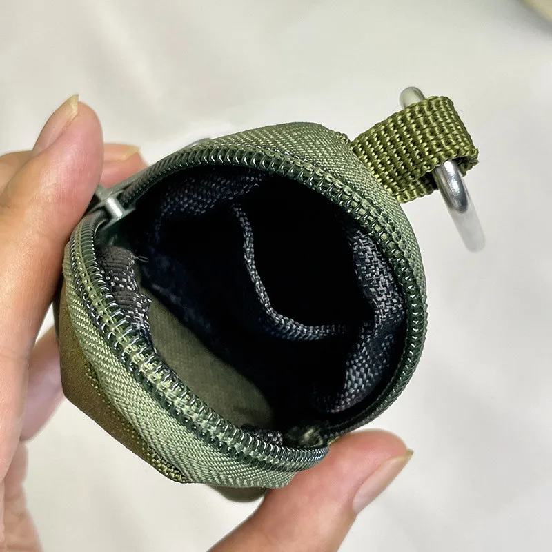 حقيبة المفاتيح عملة المحفظة التكتيكية ملحق مفتاح حماية حزمة الرياضة مجموعة صغيرة المفاتيح سستة جيب في الهواء الطلق حقيبة مفاتيح حقيبة الخصر