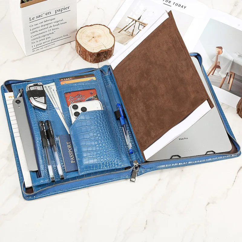 cartera-de-viaje-multifuncional-de-cuero-genuino-con-grabado-de-cocodrilo-organizador-con-cierre-funda-para-tablet-y-carpeta-para-documentos