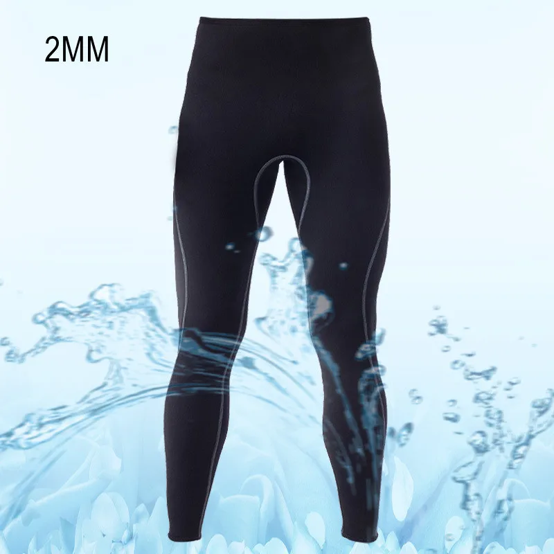 

2MM Neoprene Men Keep Warm Leggings Tight Wetsuit Swim Rash Guard Trousers Scuba Snorkeling Kayaking Surfing Beach Diving Pants