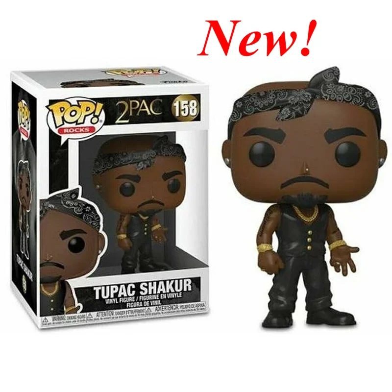 2024 New Funko POP! Rocks 2PAC Star #19 Tupac Shakur #158 Vinyl