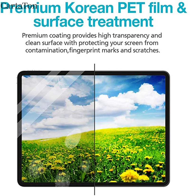 Protector de pantalla 2.5D de cubierta completa 9H, película protectora para Samsung Galaxy Tab S7 FE Plus S6 lite S5E S4, película HD para mascotas