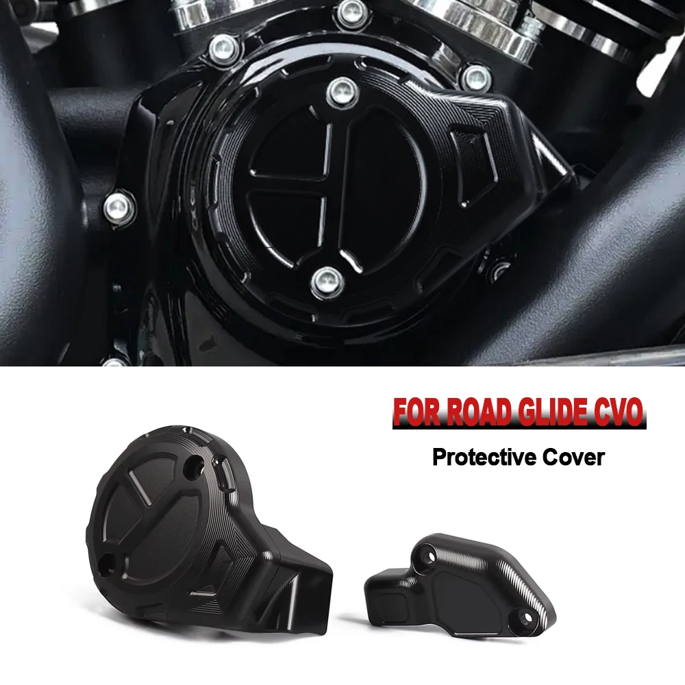 

For Road Street Glide FLTRX 117 CVO Softail Low Rider ST FXLRST 2025 2026 New Motorcycle CNC Timer Cam Sensor Cover Protection