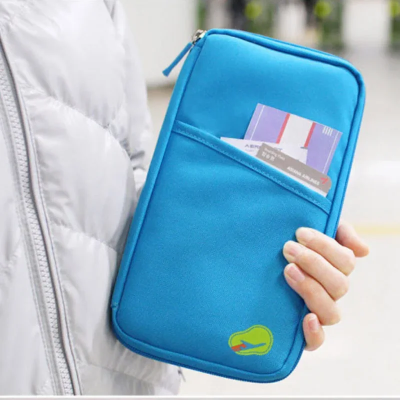 Multifunction Passport Card Package Handbag for Travel Passport Ticket Organizer for Men and Women ID Holder Storage Bag