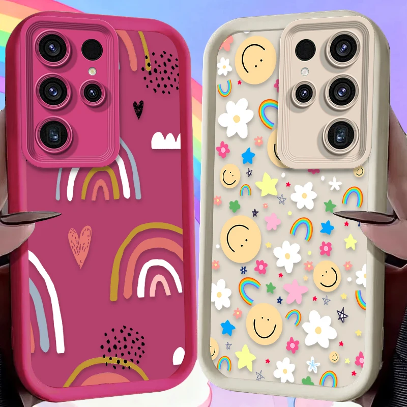 Cartoon Smile Rainb…