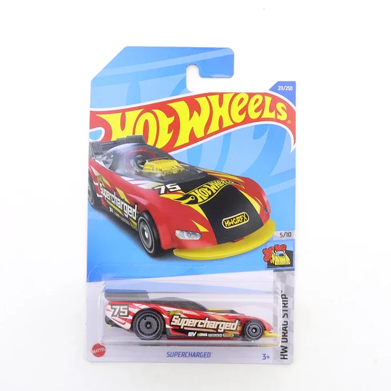 

2022 Hot Wheels SUPERCHARGED #211/250 HW Drag Strip 5/10 Mini Alloy Coupe 1/64 Metal Diecast Model Car