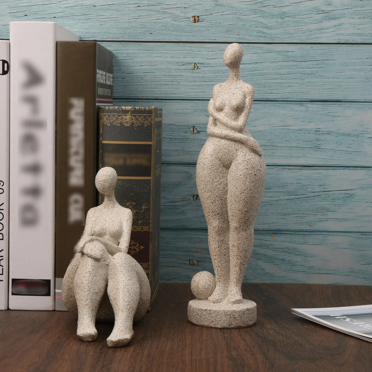 Meditating Woman Statue, Curvy Figure Yoga Pose Figurine, Spiritual Home Deco