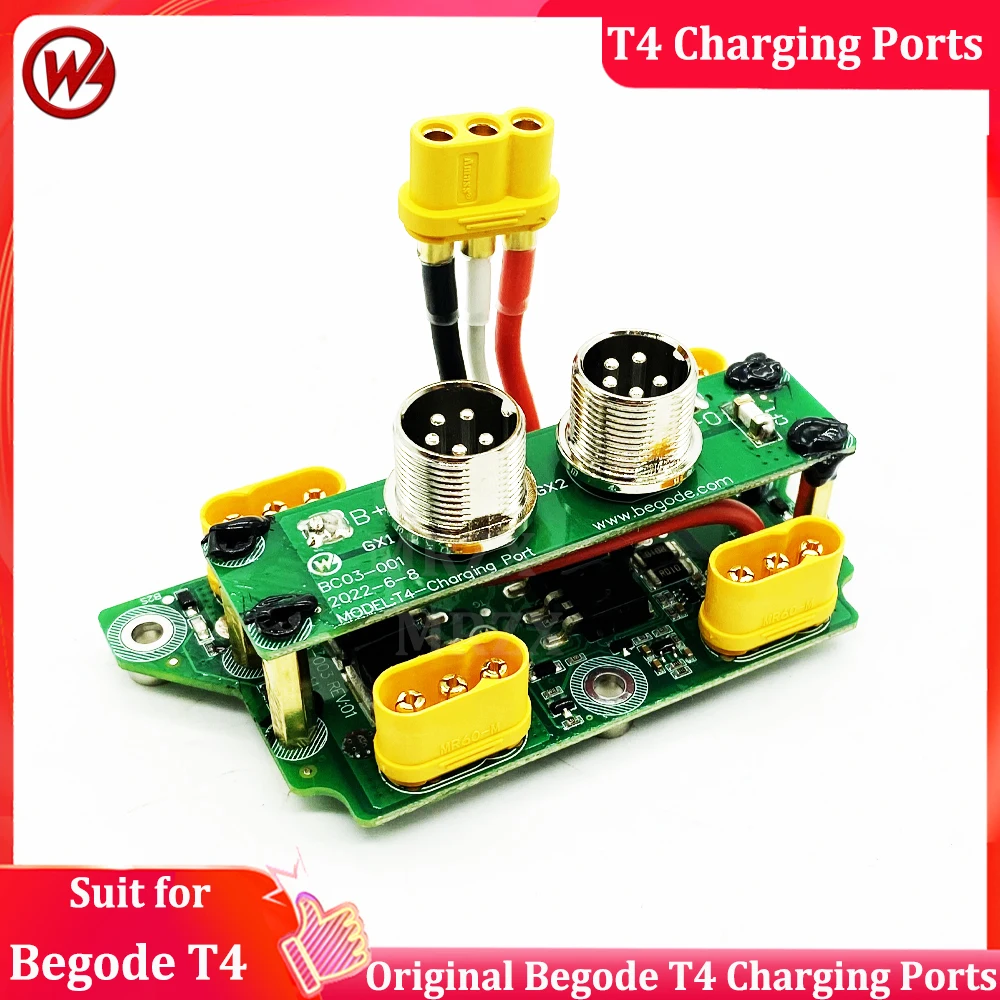 Original Gotway Begode T4 Charging Ports+ Battery Control Board Assembly Spare Parts Official Accessories