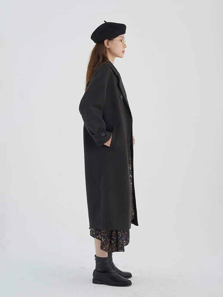 Рисунок 3 - Женское элегантное длинное шерстяное пальто