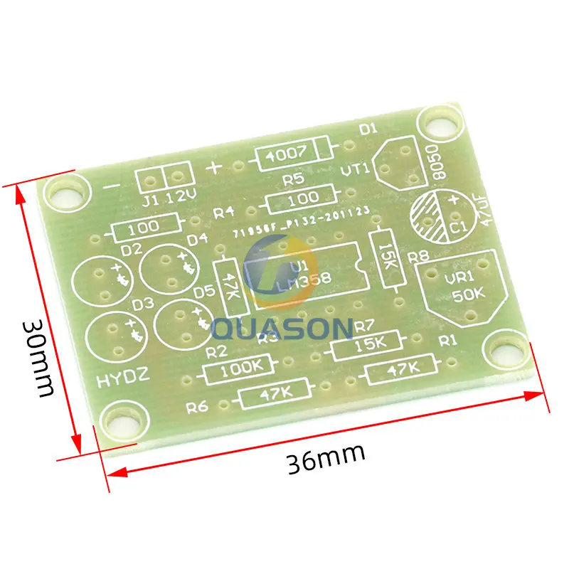 LM358 LED Breathing Light Kit Electronic Production Suite Electronic Kits DIY Parts Breath Light DIY Kit PCB laboratory