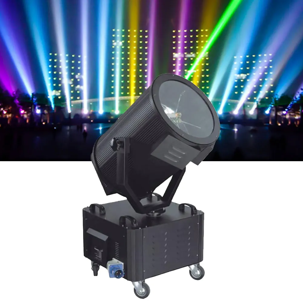 

1KW-7KW outdoor xenon sky searchlight rotating sky beam light