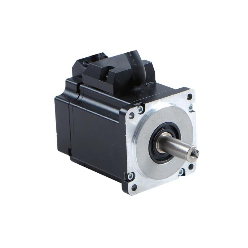 محرك كامل 60 مللي متر NEMA24 48 فولت 220 فولت 400 وات 5000 دورة في الدقيقة 6000 دورة في الدقيقة أقصى سرعة التشفير البصري التزايدي محركات مؤازرة مع وحدة تحكم