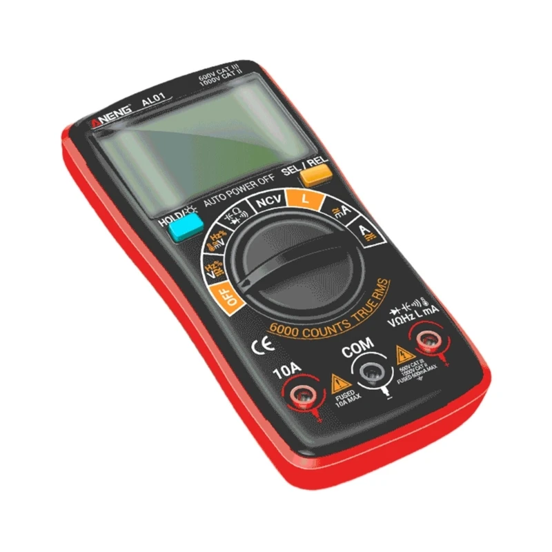 ANENG Multimeter Voltage Tester Ohmmeter with Data Retention Backlit for Capacitance Test Battery Operated(NOT Included)