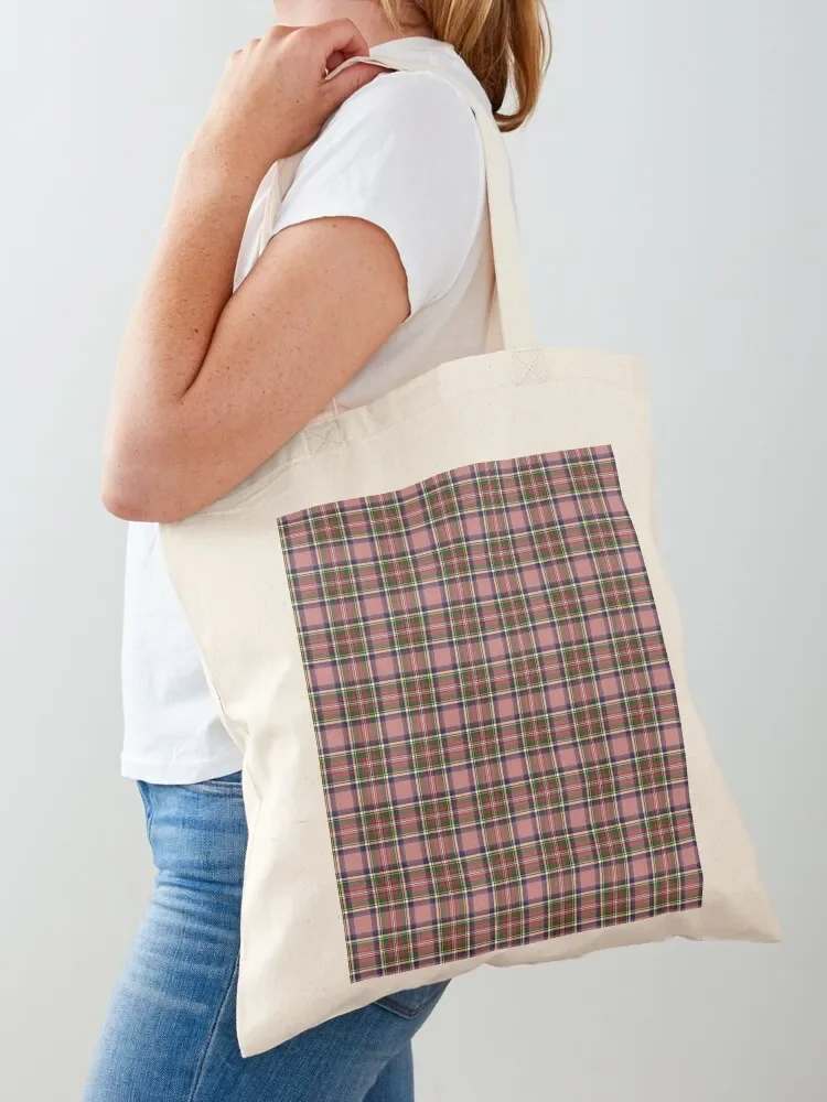 Mary Queen Of Scotland Tartan Plaid Tote Bag shopping bags foldable Shopper handbag Tote Bag