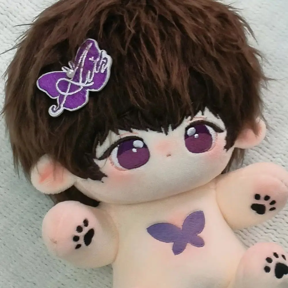 

20cm Game Love and Producer Lucien Plush Doll Body With Skeleton Cute Figure Stuffed Toys Dress Up Dolls Cosplay Gift