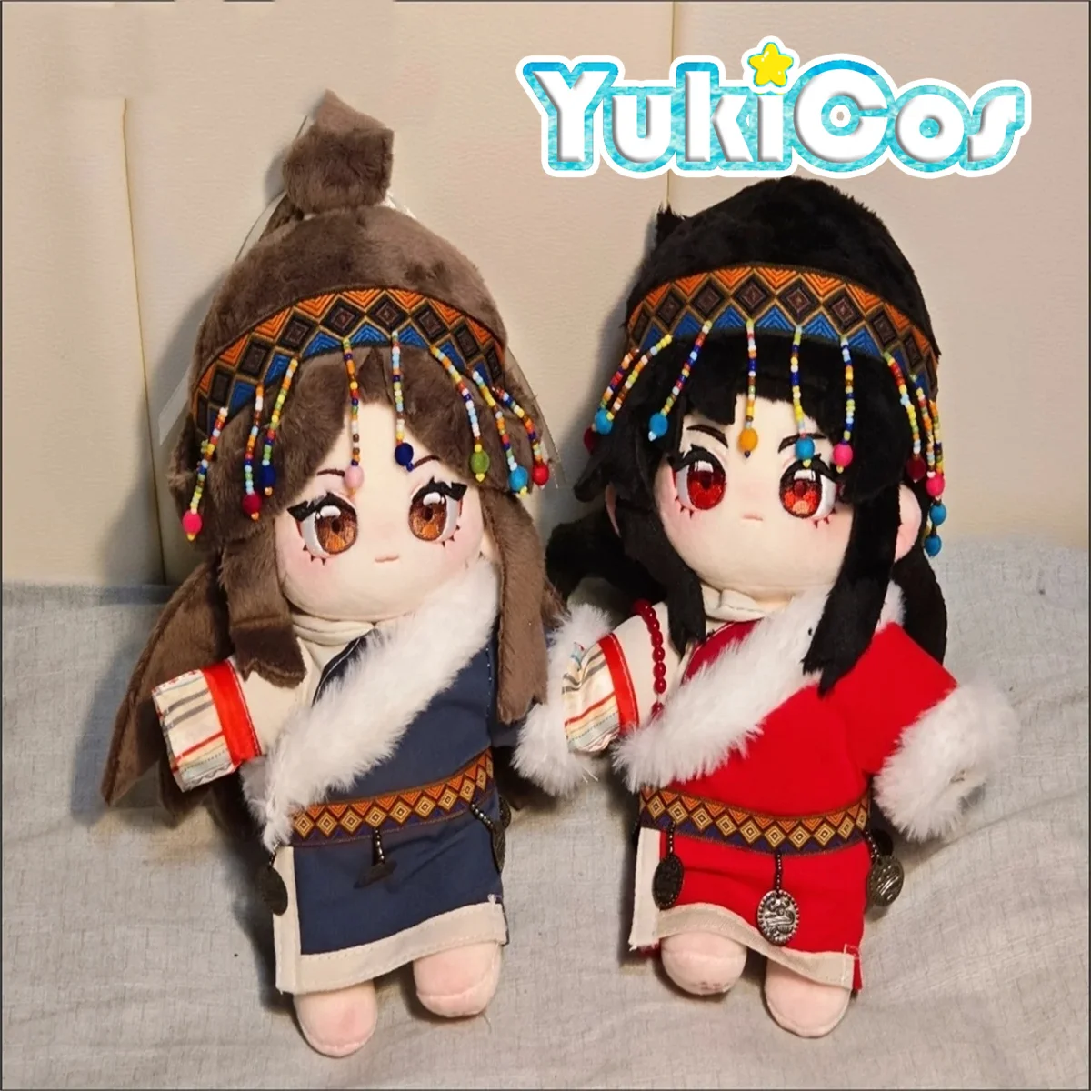 Comic Anime Tian Guan Ci Fu TGCF Official Original Hua Cheng Xie Lian Stuffed Plushie Plush 20cm Doll Body Toy ME