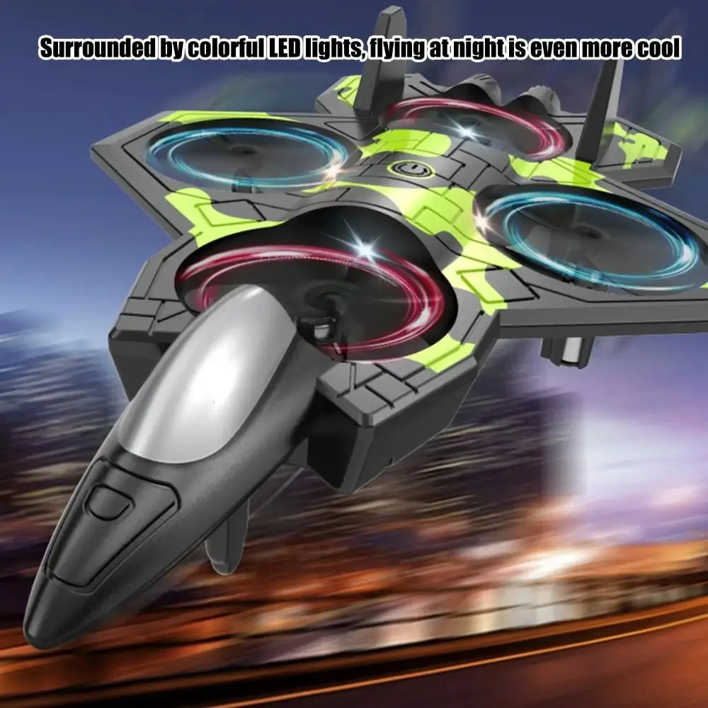 Mousse EPP télécommande mousse combattant Rechargeable détection de gravité planeur hélicoptère volant jouet 2.4G cascadeur avec lumière