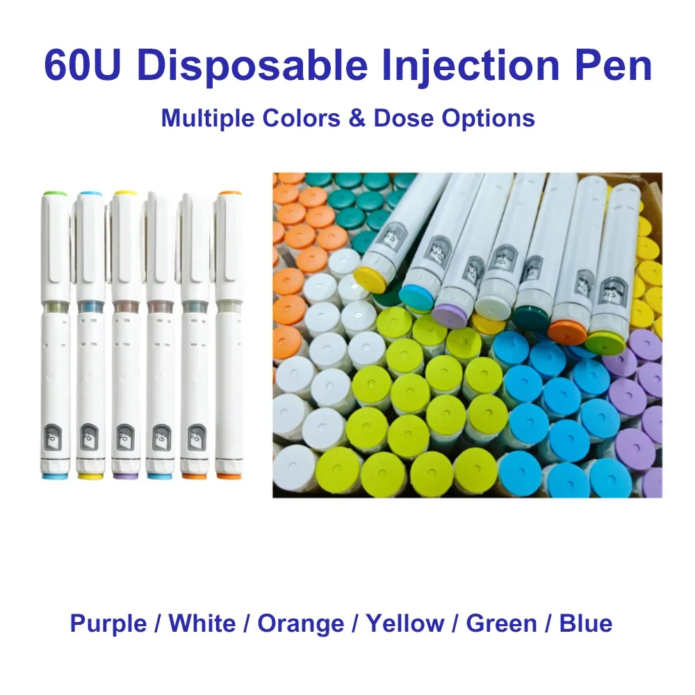 Portable Disposable Insulin Injection Pens Insulin Injection Device Medication 60U Magic Pen With Precision Dose Adjustment
