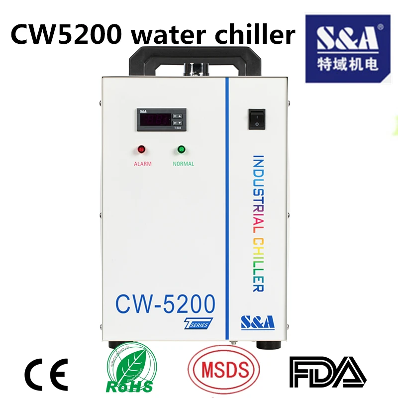 S&A CW3000 CW5000 CW5200 Water Chiller For 40w-180w Laser Cutting and Engraving Machine