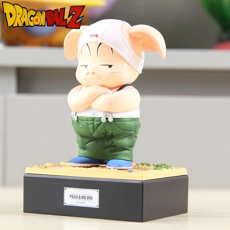 Figura de Dragon Ball Oolong GK, Serie Anime de la Infancia, Decoración para Caja de PC de Escritorio, Estatua de Cerdo de Dibujos Animados para Fanáticos de Otaku, Adorno Coleccionable