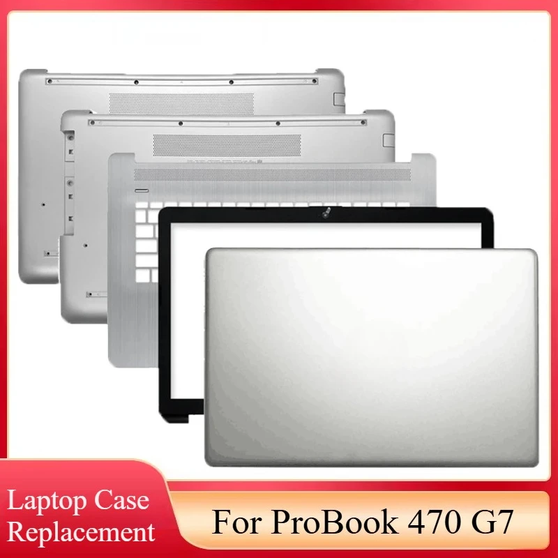 

NEW Shell For ProBook 470 G7 Laptop Case LCD Rear Lid Back Top Case Keyboard Bezel Palmrest Bottom Case Cover Silver L83725-001