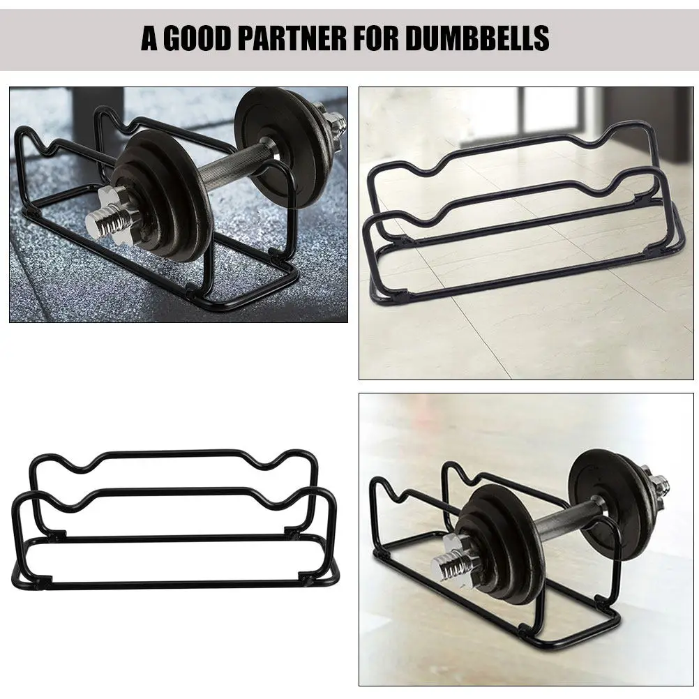 Multi Use Dumbbell Holder Rack Lightweight Portable Sturdy Construction Dumbbell Storage Rack for Hand Weights Gym Fitness Gift
