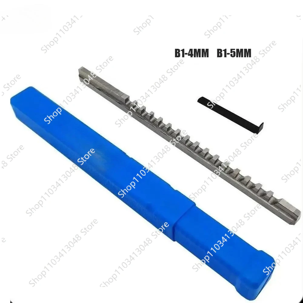 4mm 5mm B1 Push-Type Keyway Broach Metric Size HSS Keyway Cutting Tool