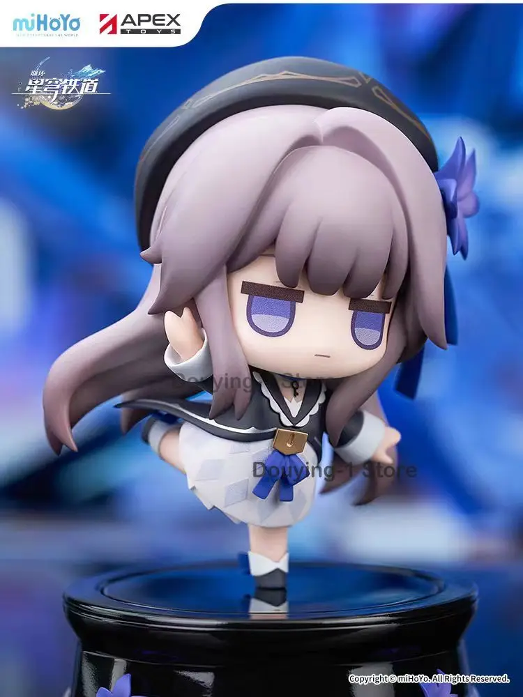 재고 있음 오리지널 미호요 혼카이: 스타 레일 헤르타 회전식 베이스 데스크탑 장식품 액션 피규어 모델