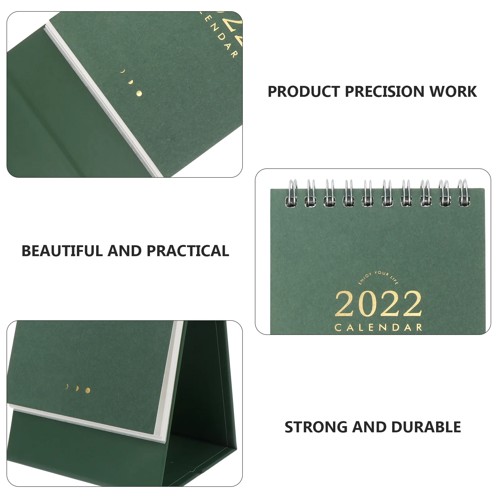 2022 Desk Calendar Daily Pad Calendars Custom Design Stable Bottom Simple Style Great Gift Children Adults Home School Table