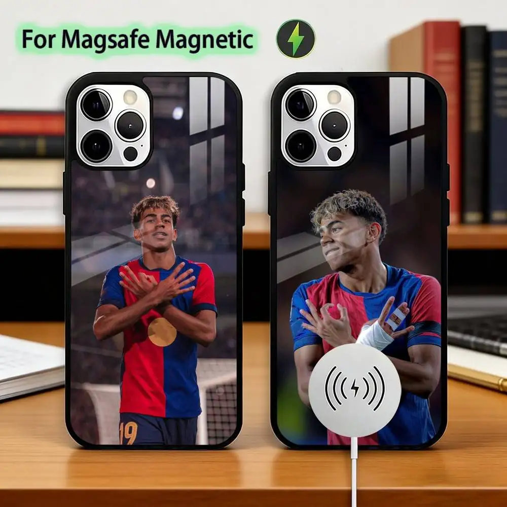 King Y-Yamals No19 Football  Phone Case For iPhone17,16,15,14,13,12,11 Plus,Pro Magnetic For Magsafe Wireless Charging
