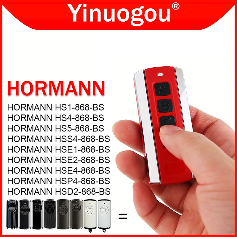 HORMANN HSE4 HSE2 HSE1 HS5 HS4 HS1 HSD2 HSP4 HSS4 868 BS Garage Door Remote Control Duplicator 868MHz Electric Gate Control