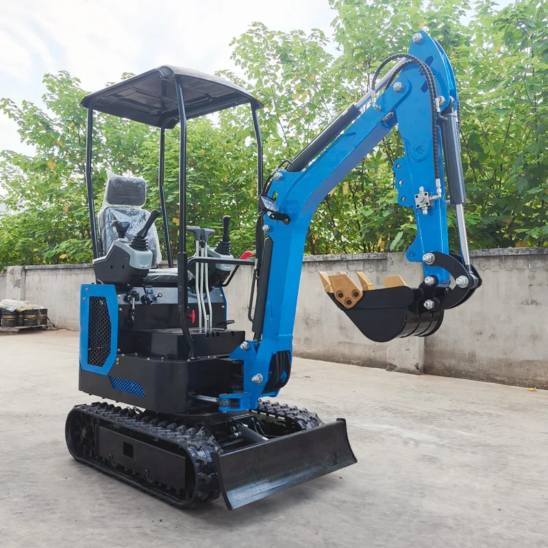 Hot Sale Mini Excavator Hydraulic Crawler Small Digger CE EPA EURO 5 Multi-functional For Farm Garden Construction Free Shipping