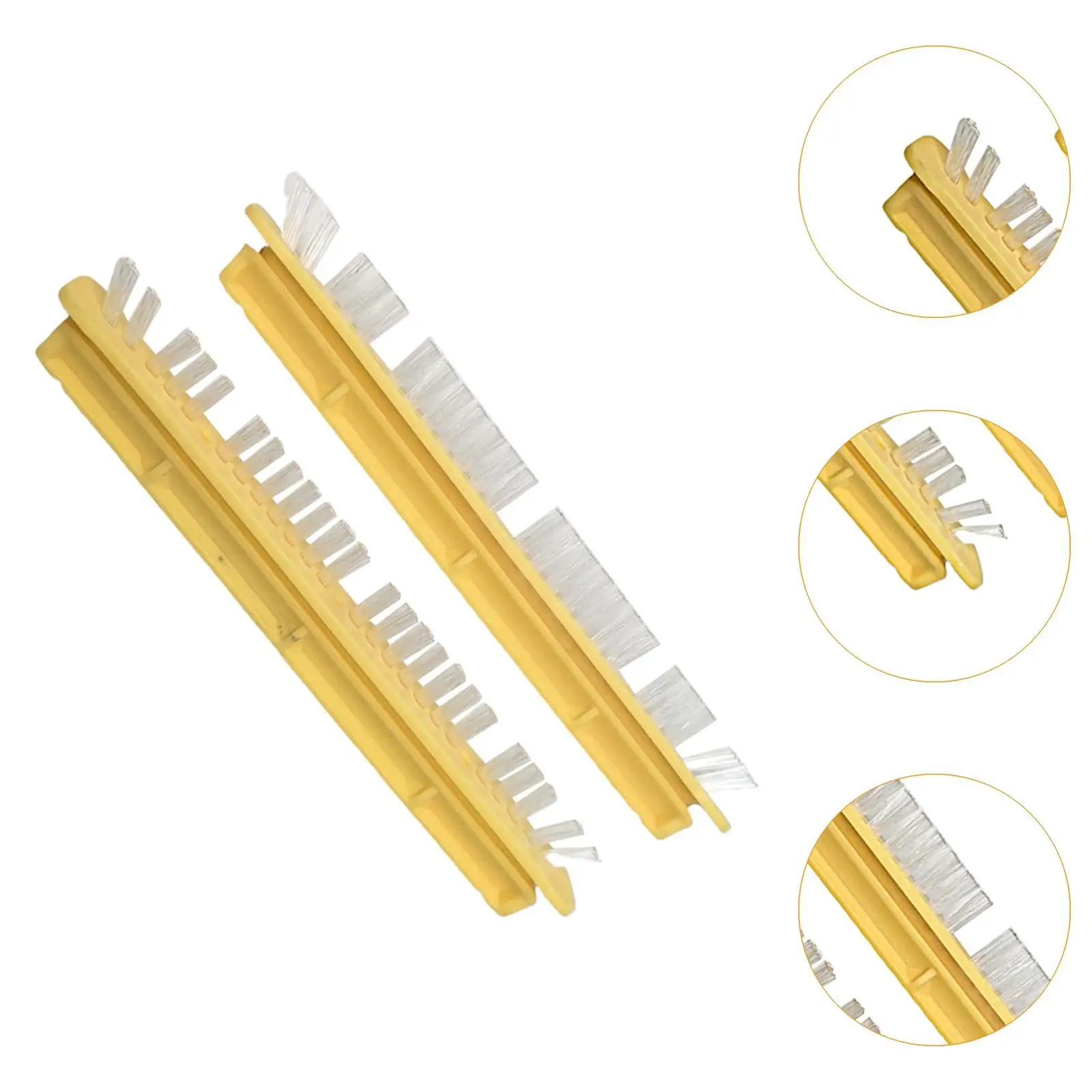 2 cabezales de cepillo para Limpiador de vapor, accesorios para fregona, accesorio práctico, piezas de fregona, cerdas duras, piezas de limpiador a vapor, boquillas para SC1-5