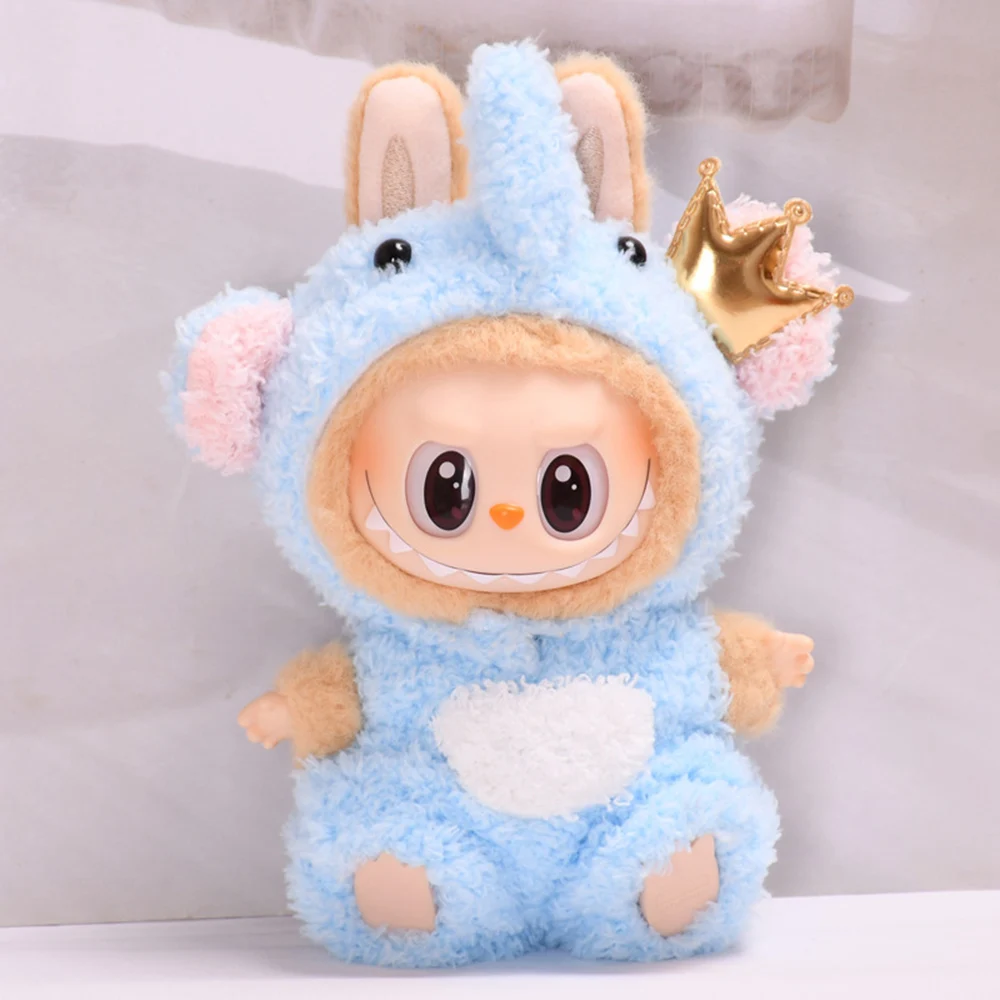 17cm Labubu Doll Clothing Set Decoration Cute Cartoon Animals Labubu Clothing Accessories Children's Gifts