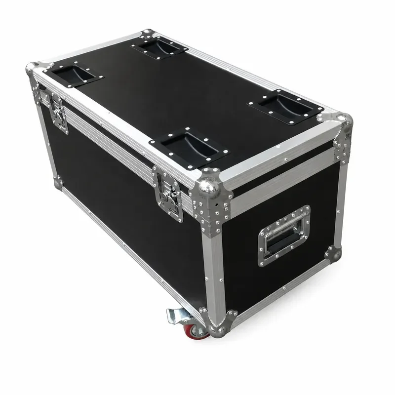 Custom Sizes Cable Wire Storage Trunk Shockproof Tool Box Flightcase Flycase Stage Lighting Equipment Flight Case with Wheels
