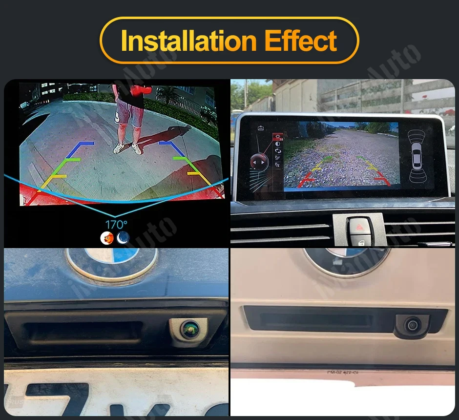 Car Rear View Vehicle Backup Camera HD For BMW 3 Series 4 Series 5 Series X3 X4 X5 F10 F11 F30 F31 F32